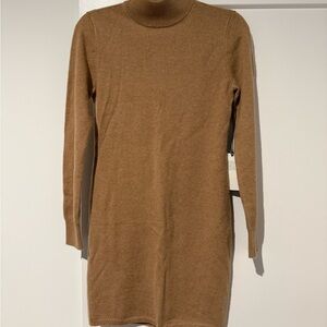 Abercrombie Cashmere-Blend Mockneck Mini Sweater Dress